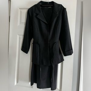 Size 10 charcoal grey skirt suit